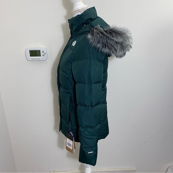 The North Face Women's Gotham Jacket Down Coat Dark Sage Green Sz XS M L XL XXL - Picture 6 of 12